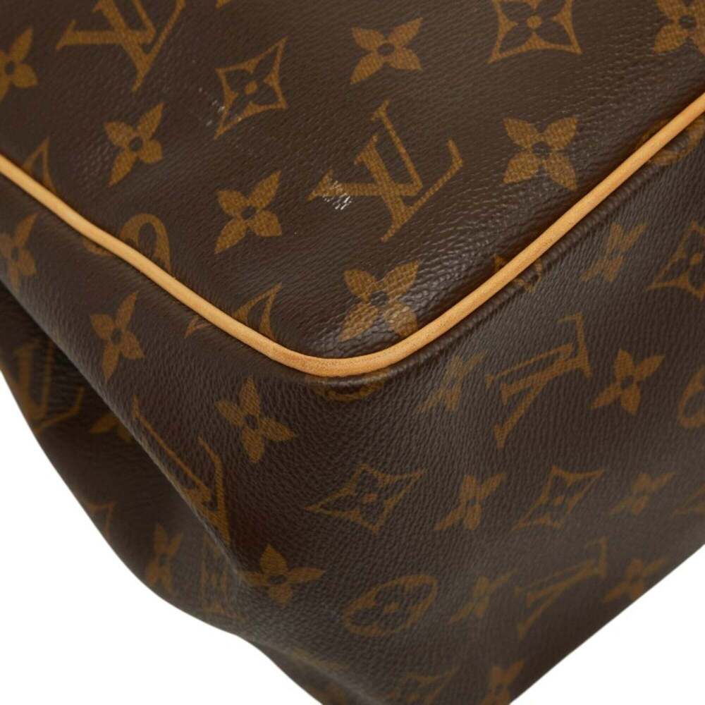LOUIS VUITTON Brown Monogram Leather Tote Bag - Picture 5 of 12